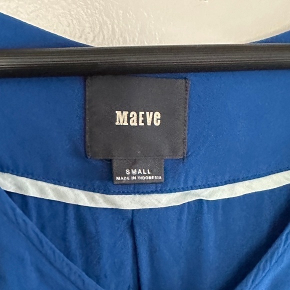 Anthropologie Maeve Royal Blue Blouse - Picture 3 of 3